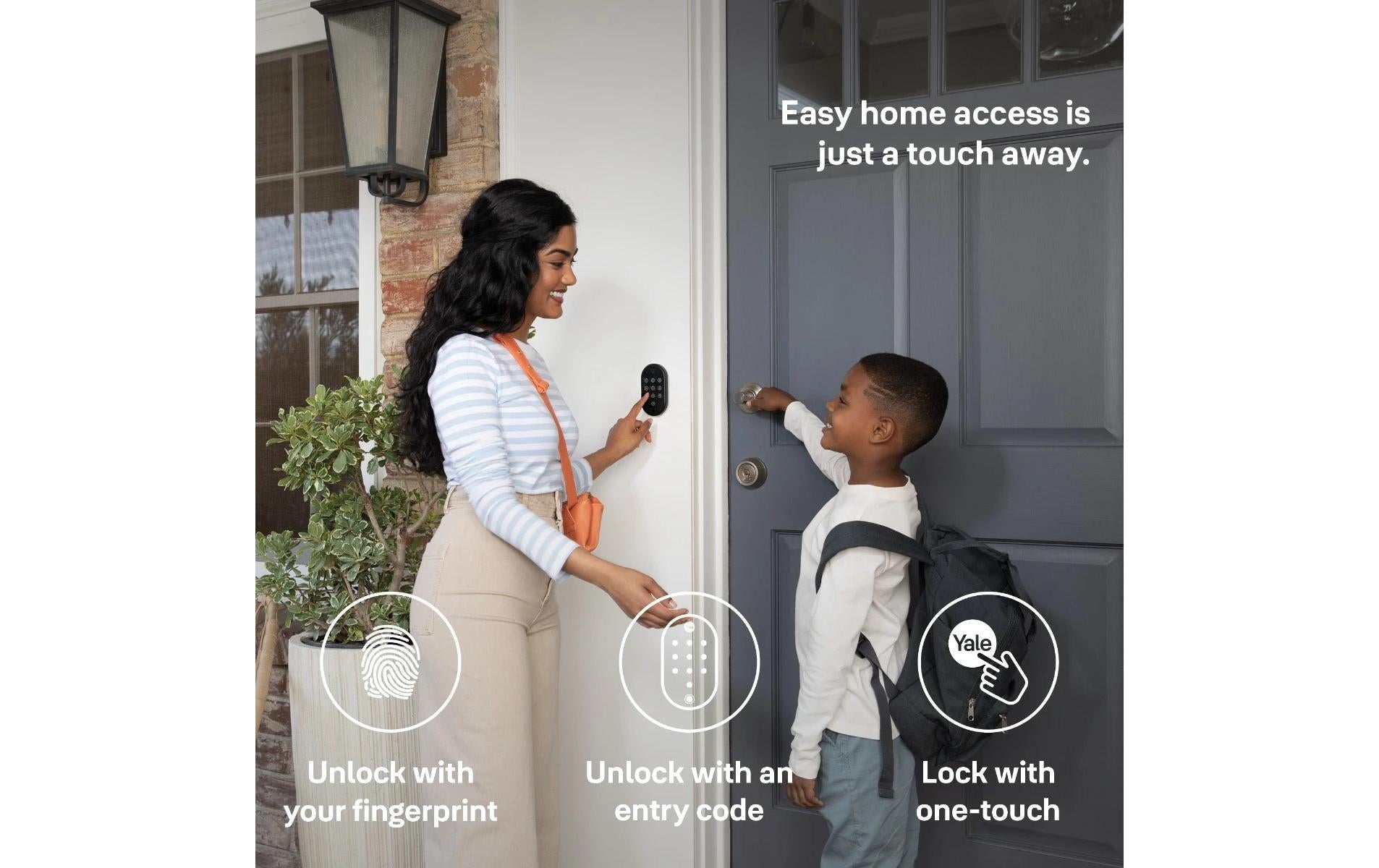Yale Smart Lock Linus L2 – schwarz, akkubetrieben