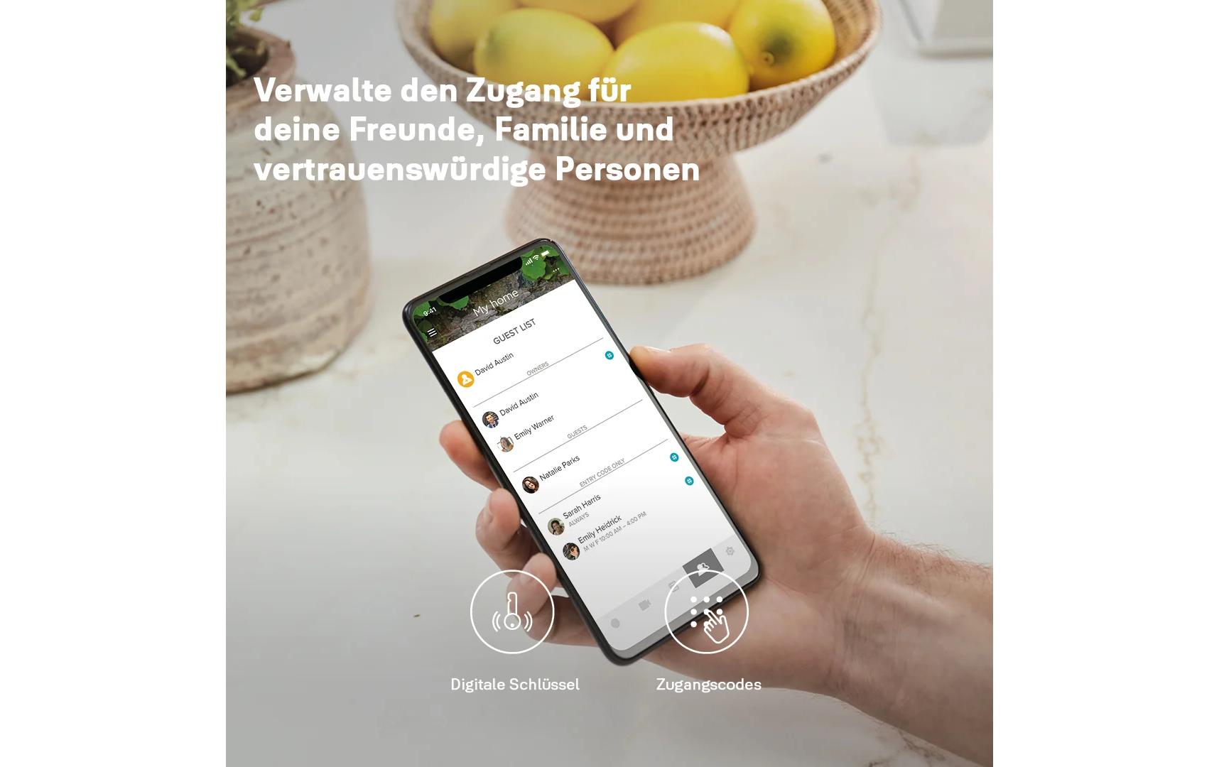 Yale Smart Lock Linus L2 – schwarz, akkubetrieben
