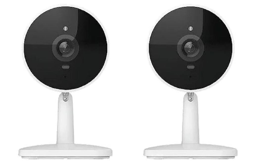 Yale SV-IC-1A-W-EU Indoor Netzwerkkamera KIT – 2,1 MP, Full HD, microSD, für Amazon Alexa, grau, 2er-Set