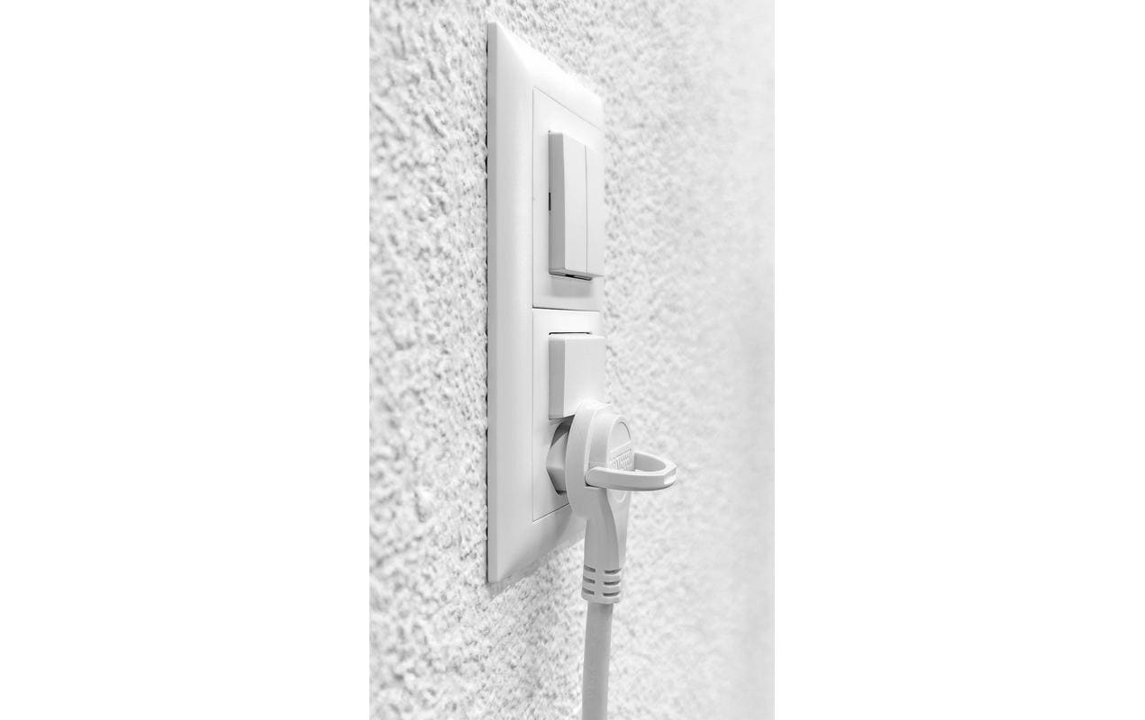 Steffen Verlängerungskabel – T12–T13, Winkelstecker, 0,25 m, 3×1 mm², Weiss