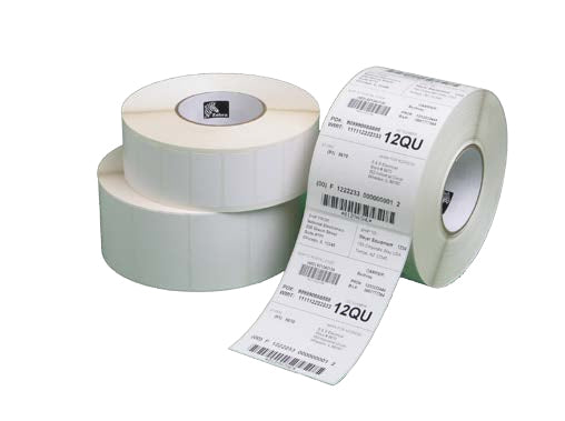 Zebra Drucketiketten, 76 mm × 51 mm, Papier, permanentklebend