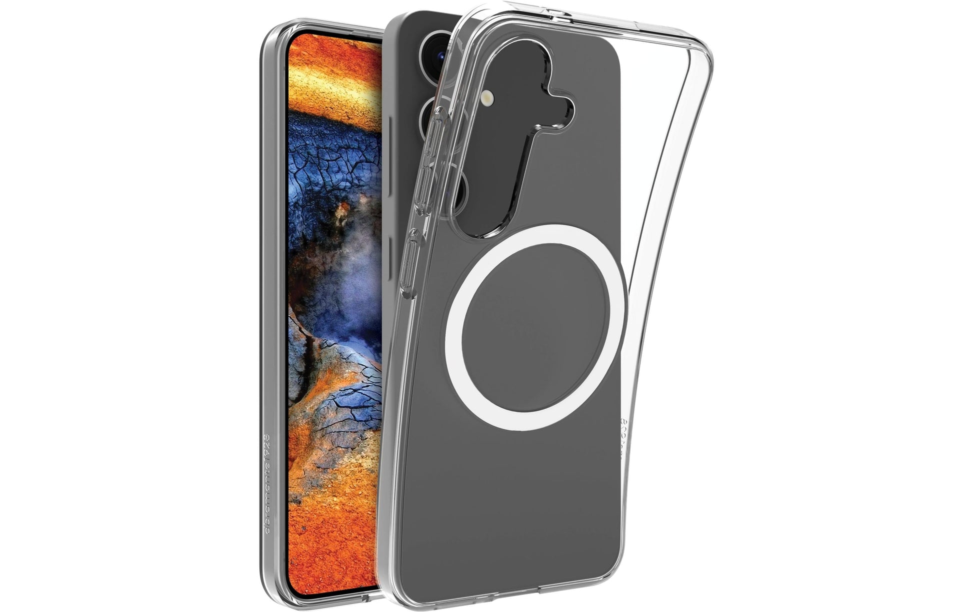 dbramante1928 Greenland Pro Qi2 Backcover – für Samsung Galaxy S25+, bis 1,2 m sturzsicher, kabelloses Laden