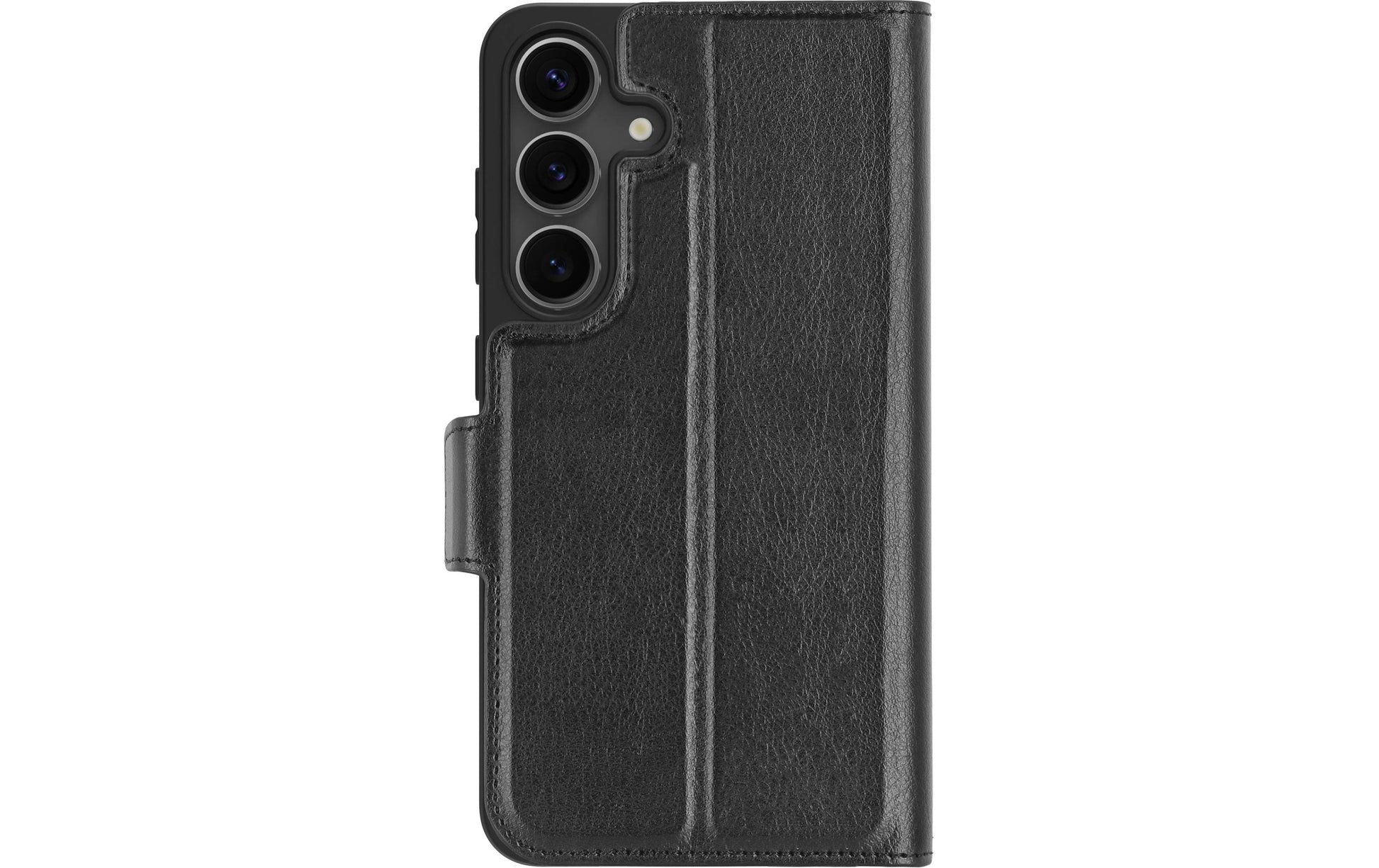 dbramante1928 Oslo Pro Wallethülle – für Samsung Galaxy S25+, mit Ständer, 3 Kartenfächer, PU, Schwarz