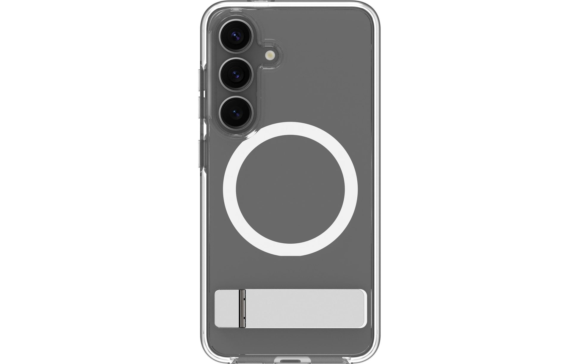 dbramante1928 Iceland Pro Qi2 Kick – Rückcover – für Samsung Galaxy S25, Transparent, bis 3 m Sturzsicher