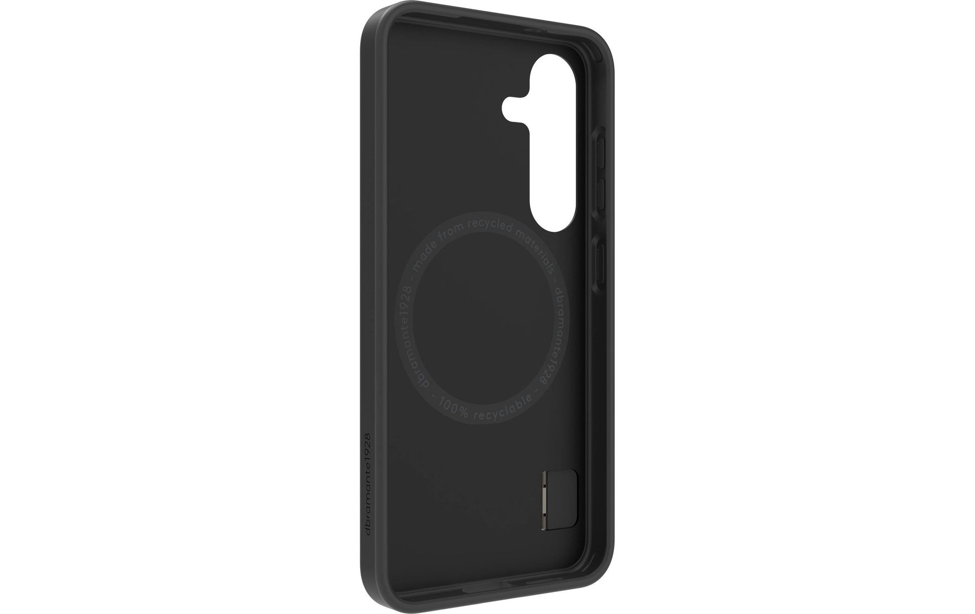 dbramante1928 Iceland Pro Qi2 Kick – Rückcover – für Samsung Galaxy S25, bis 3 m sturzsicher, kabelloses Laden