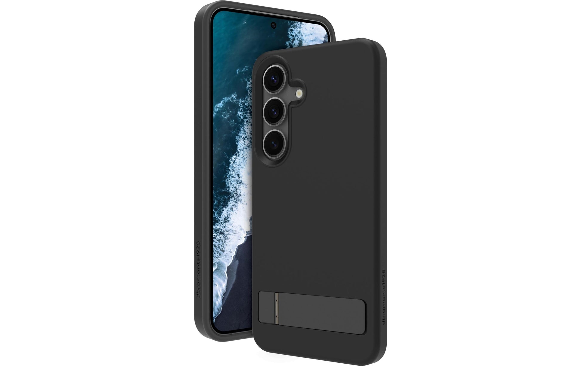 dbramante1928 Iceland Pro Qi2 Kick – Rückcover – für Samsung Galaxy S25, bis 3 m sturzsicher, kabelloses Laden
