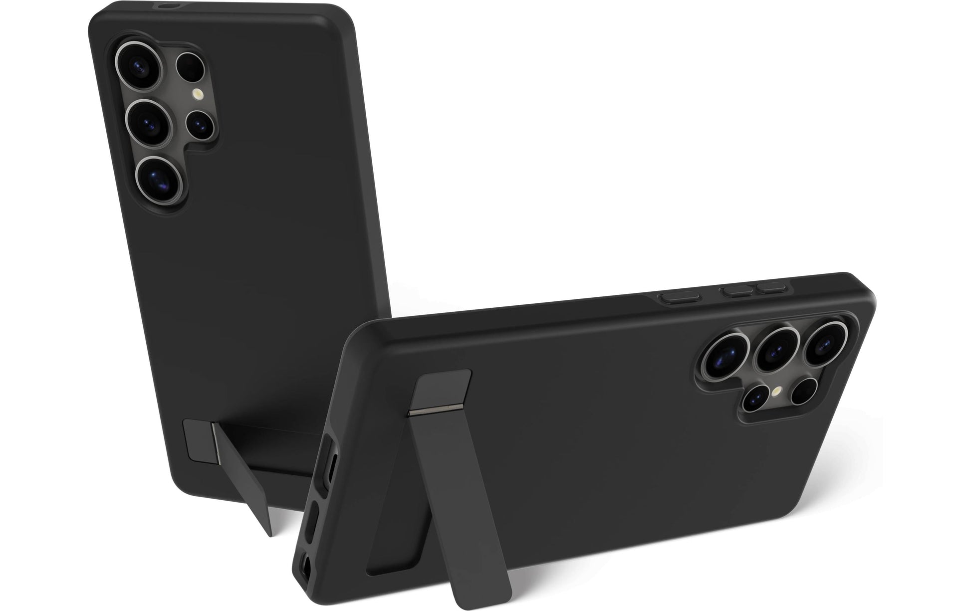 dbramante1928 Iceland Pro Qi2 Kick Backcover – für Samsung Galaxy S25 Ultra, schwarz, bis 3 m sturzsicher