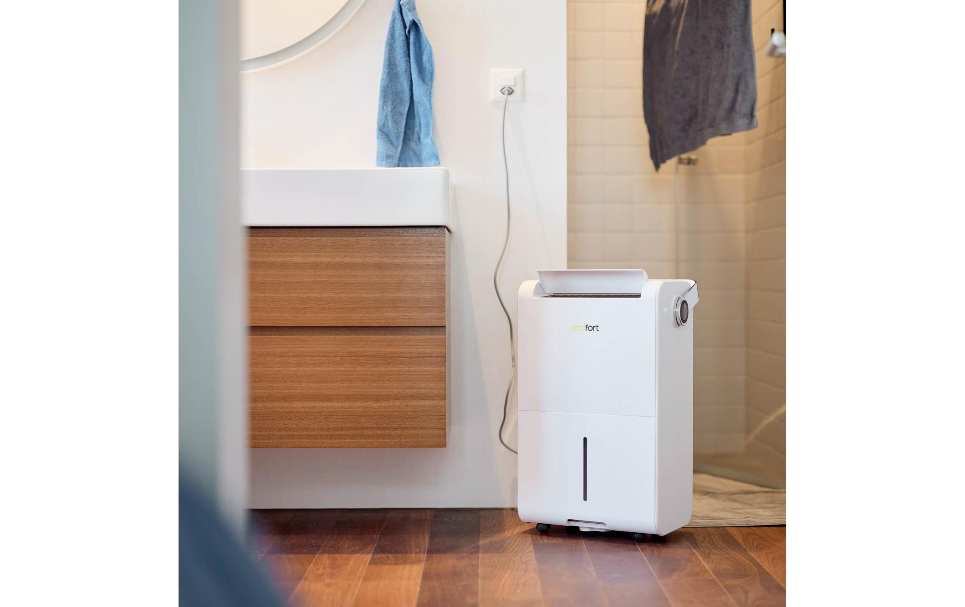 Ecofort Luftentfeuchter ecoQ 35L – 35 L/24 h, bis 85m², Tank 6 l, Hygrostat