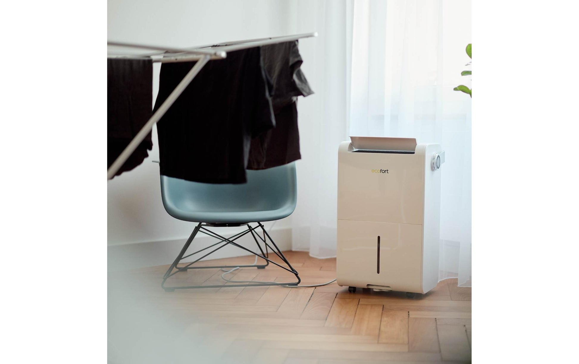 Ecofort Luftentfeuchter ecoQ 35L – 35 L/24 h, bis 85m², Tank 6 l, Hygrostat