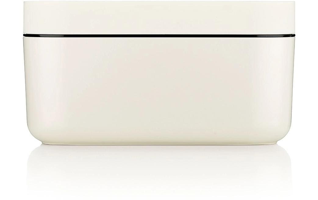 Lékué Eiswürfelbox – 12,5 × 22,5 × 12 cm, Silikon, Weiss, 132 Stk., mit Deckel, spülmaschinenbeständig
