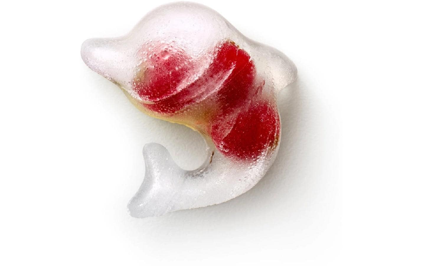 Lékué Eiswürfelform, 11,8 × 23 × 3,2 cm, Kunststoff (SBS), mit Deckel, türkis