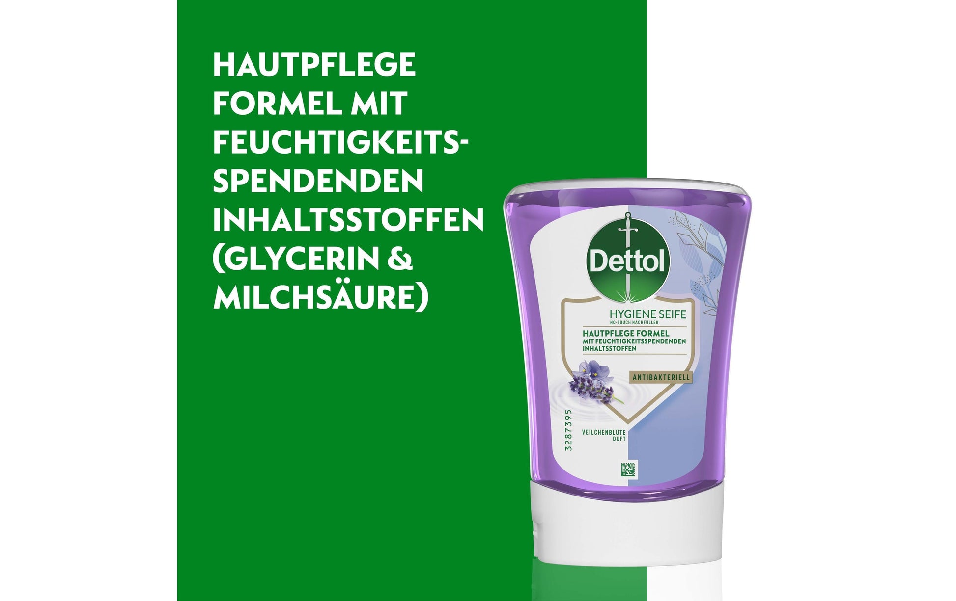 Dettol Flüssige Handseife – Veilchen – Nachfüllbeutel – 250 ml