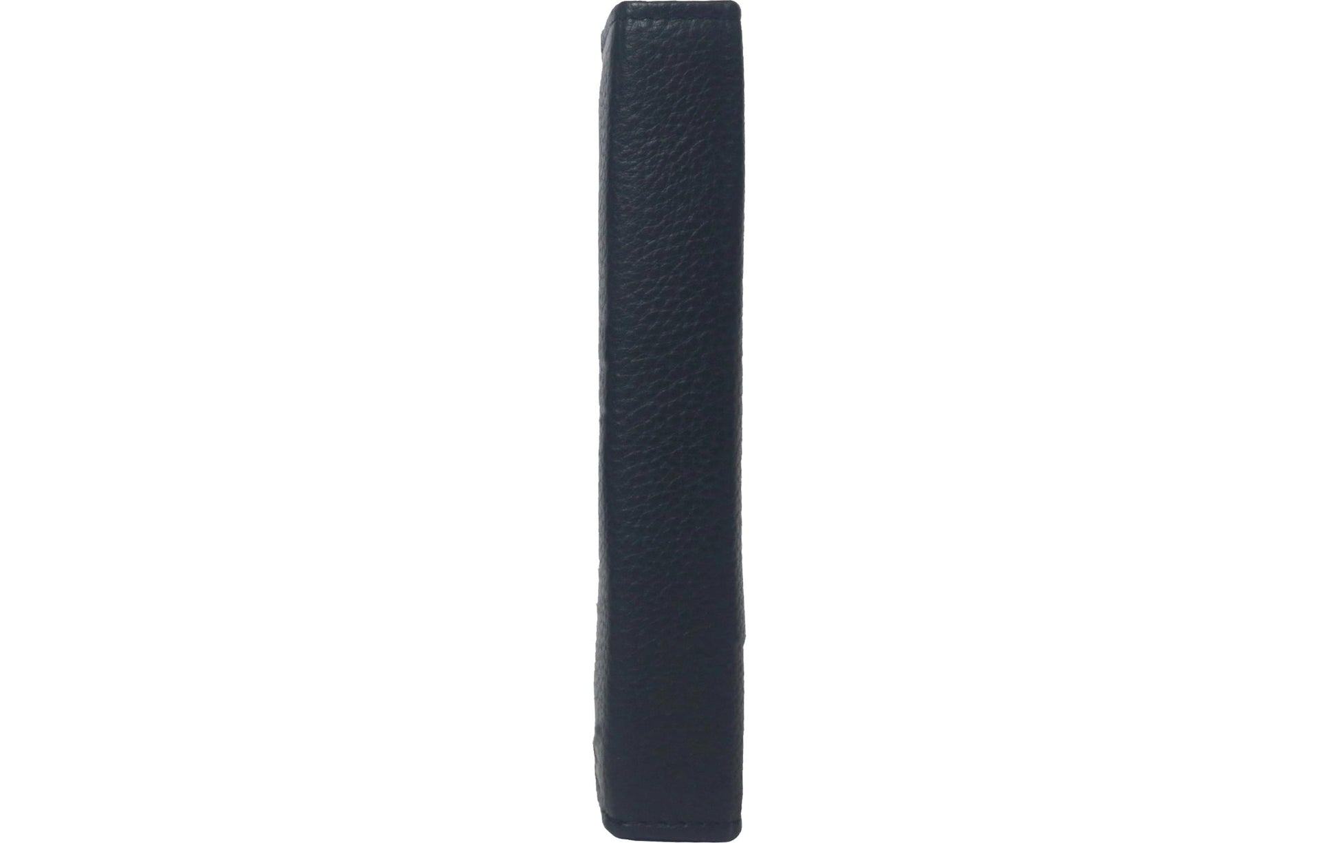 Alpenleder ZWOA Etui, leer – schwarz – Büffelleder – 6,0 × 21,5 × 6,0 cm