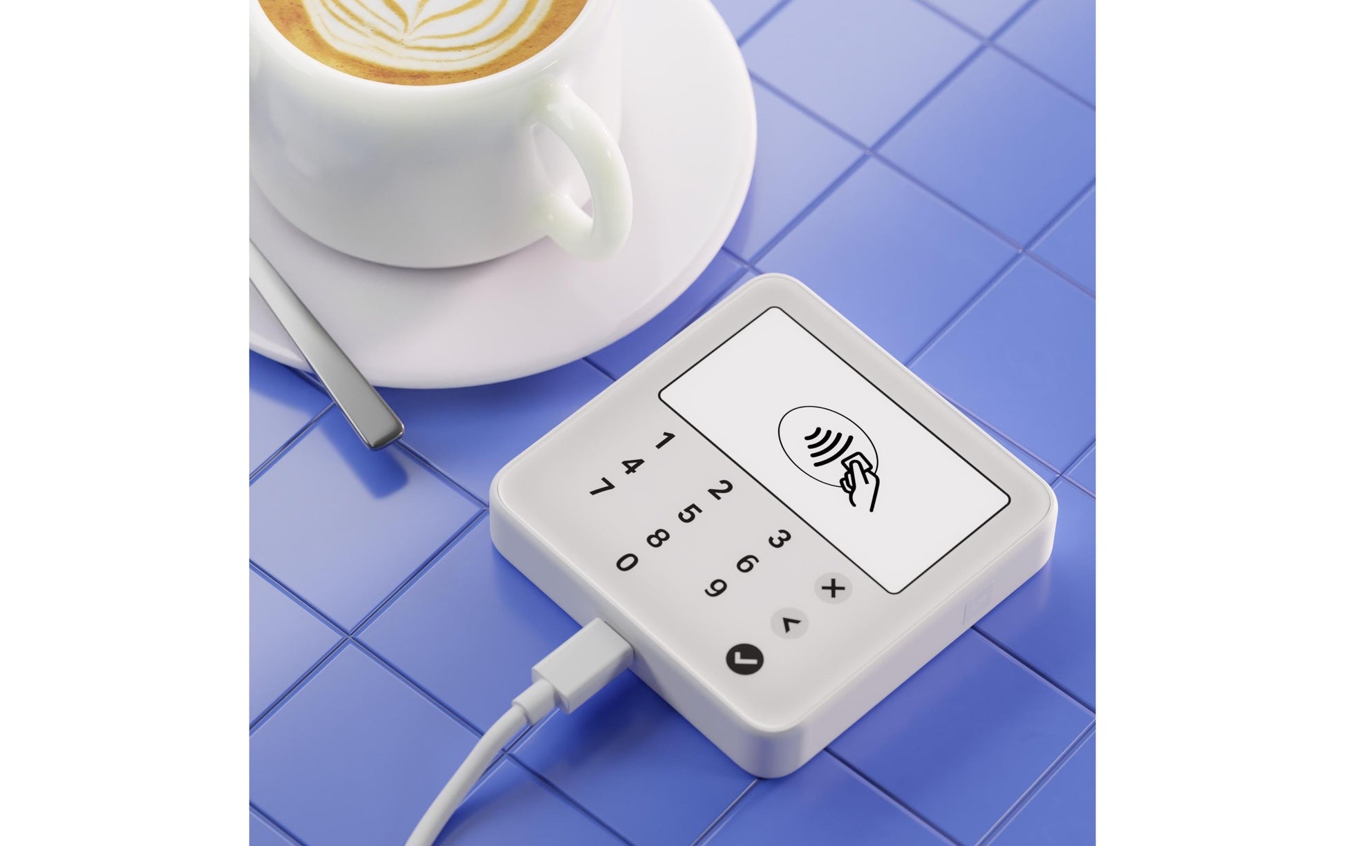 SumUp Solo Lite – Mobiles POS-Terminal – Bluetooth – Weiss
