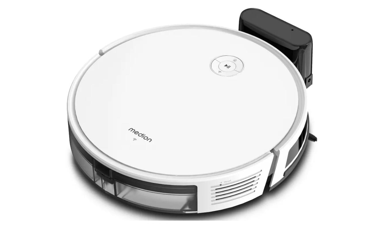 MEDION Roboterstaubsauger MD 11899 – 0,6 l, Akkubetrieb, 14,4 V, 2,6 kg