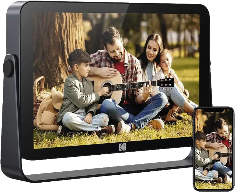 Kodak Digitaler Bilderrahmen RWF-109VGR 10" – 1280 × 800, IPS, Touch, WLAN, 32 GB, Schwarz
