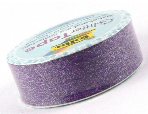 Folia Washi Tape – Glitzerfolie – Lila – 15 mm × 5 m