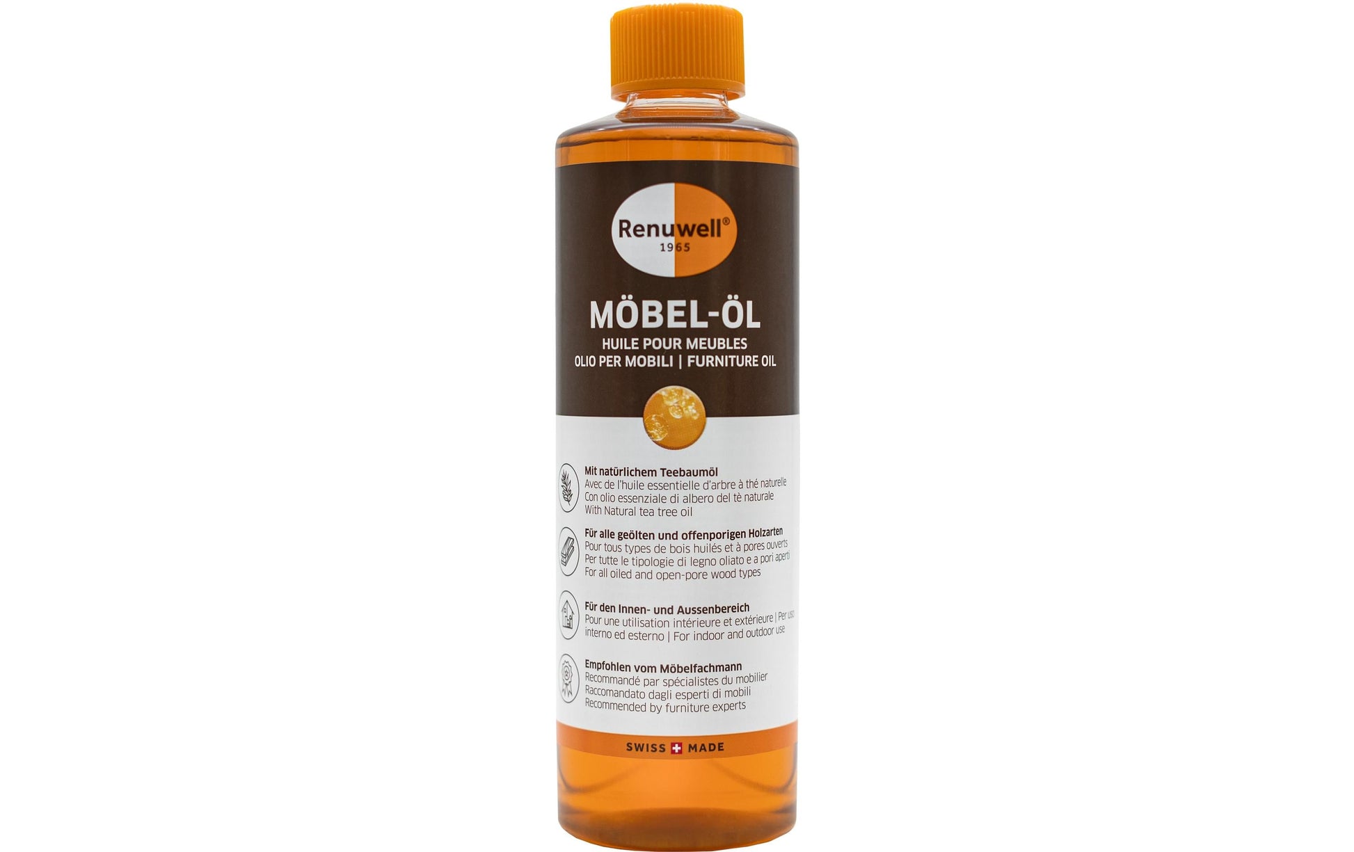 Renuwell Möbel-Öl – für Möbel – Flüssigkeit, Flasche – 500 ml
