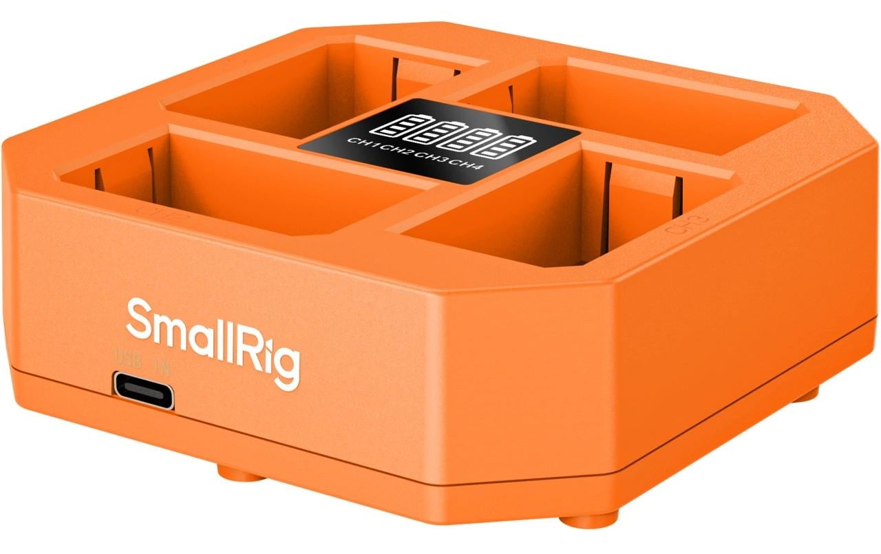 SmallRig Ladegerät NP-FZ100 – 90 × 27 mm, 1 A, orange – für Flächenleuchte, Bildgeber, Monitor u. a.