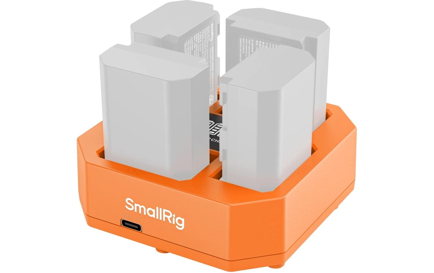 SmallRig Ladegerät NP-FZ100 – 90 × 27 mm, 1 A, orange – für Flächenleuchte, Bildgeber, Monitor u. a.
