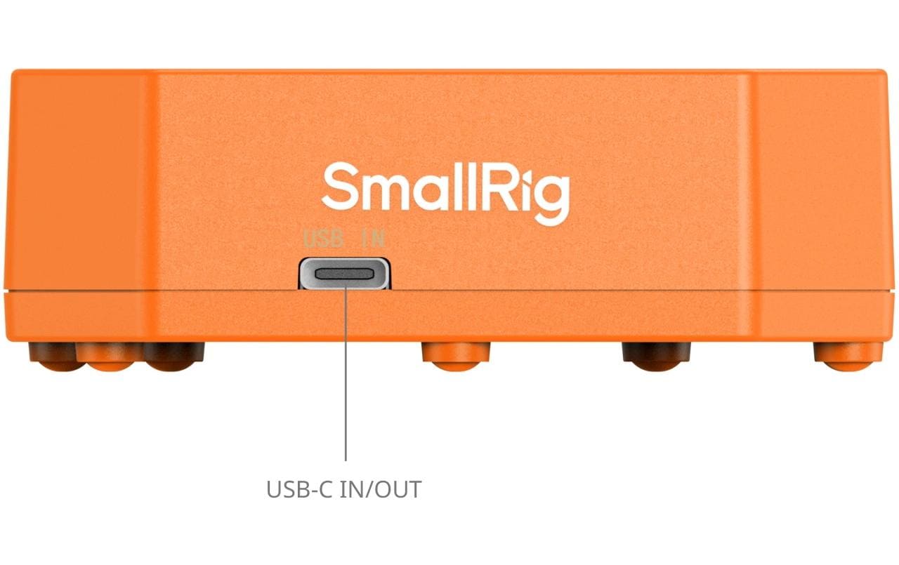 SmallRig Ladegerät NP-FZ100 – 90 × 27 mm, 1 A, orange – für Flächenleuchte, Bildgeber, Monitor u. a.