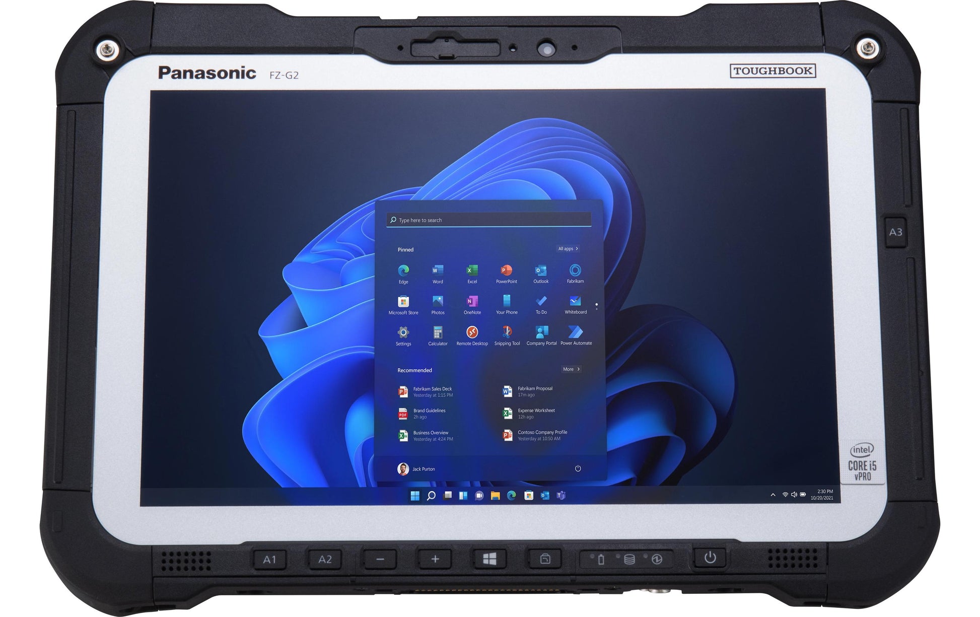 Panasonic FZ-G2 mk3 – 10,1", 512 GB, 16 GB RAM, WLAN, Windows 11 Pro