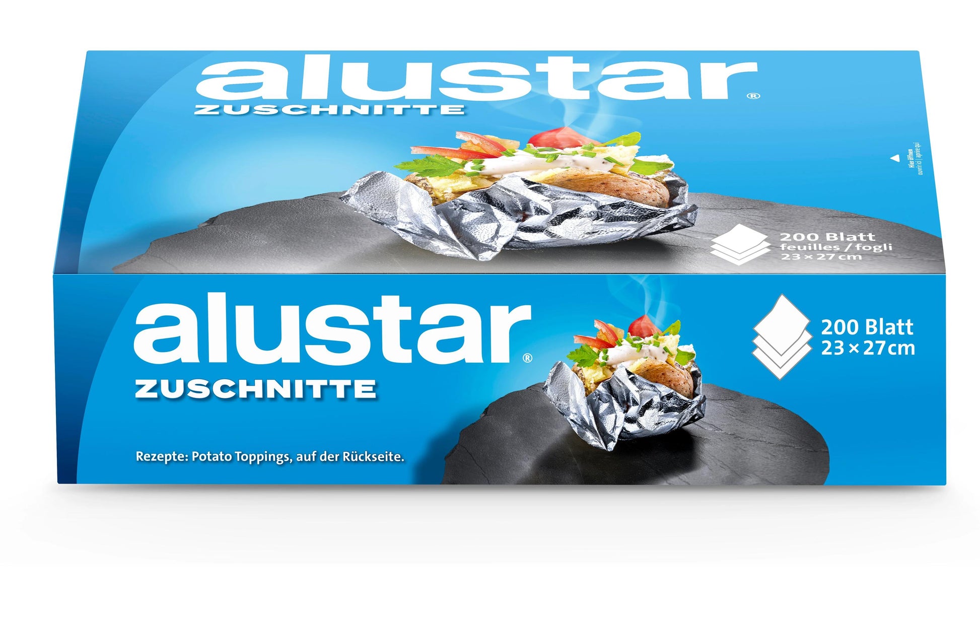 Alustar Folienzuschnitte 27 × 23 cm, Aluminium, Silber