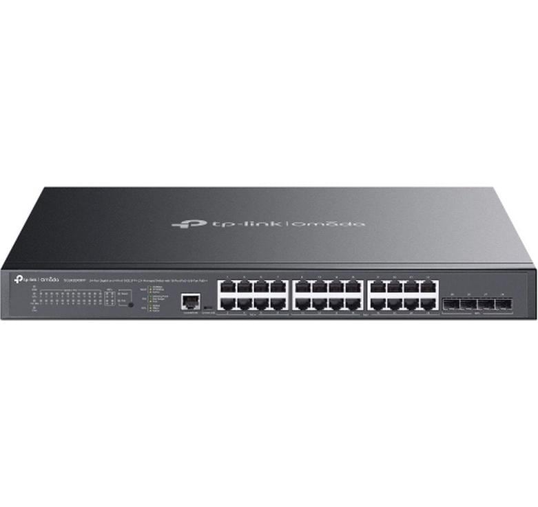 TP-Link SG3428XMPP – Managed Switch – 24×GbE, 4×SFP+, L2+, PoE++ 500 W, 1U