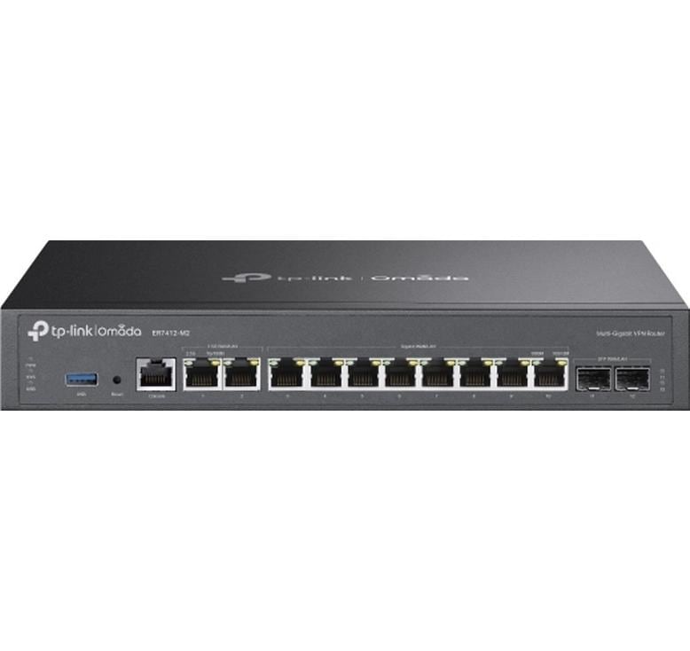 TP-Link ER7412-M2 – VPN-Router – 7×GbE, 2×2,5G WAN/LAN, 80×VPN-Tunnel, rackfähig