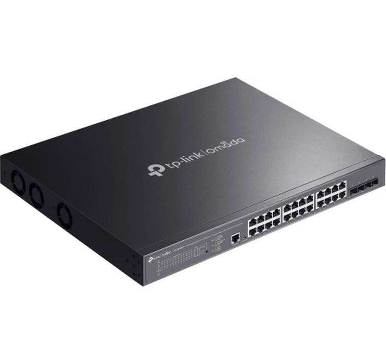 TP-Link SG3428XMPP – Managed Switch – 24×GbE, 4×SFP+, L2+, PoE++ 500 W, 1U