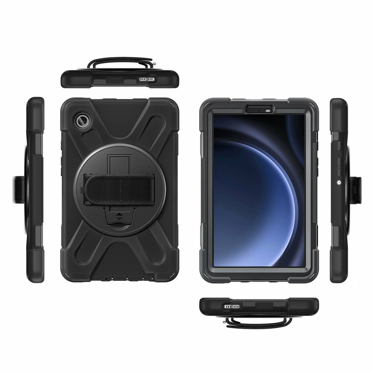 4smarts Tablet-Hülle für Samsung Galaxy Tab A9 8,7" – Schwarz