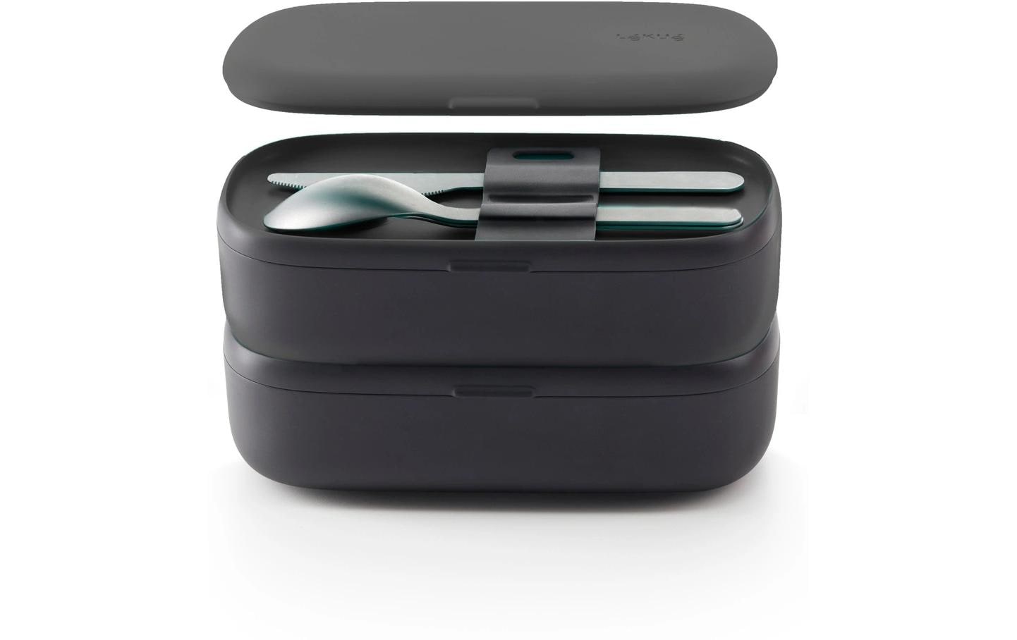 Lékué Lunchbox – 500 ml, 10,0 × 19,2 × 11,0 cm, Kunststoff (PP), mit Deckel