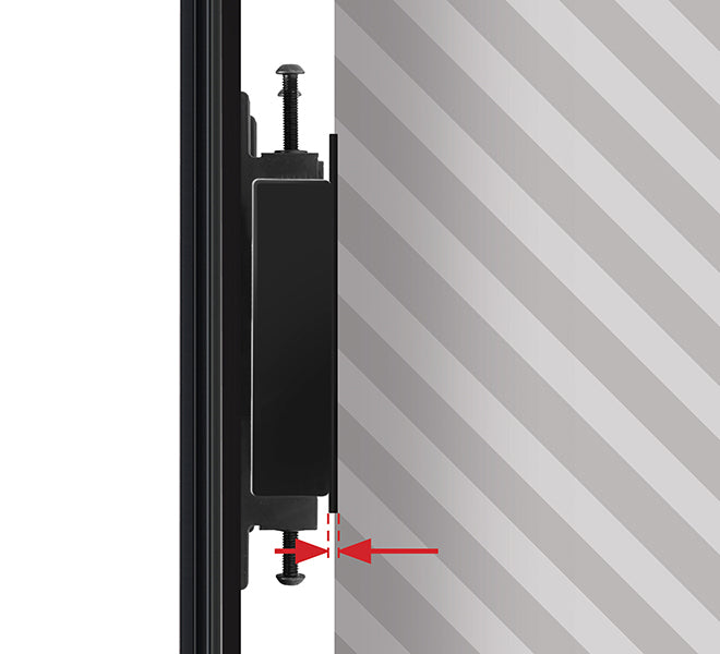 B-Tech Spezialhalterung/Montageset – für BT8390 (VESA 200×200, 400×400) – Schwarz