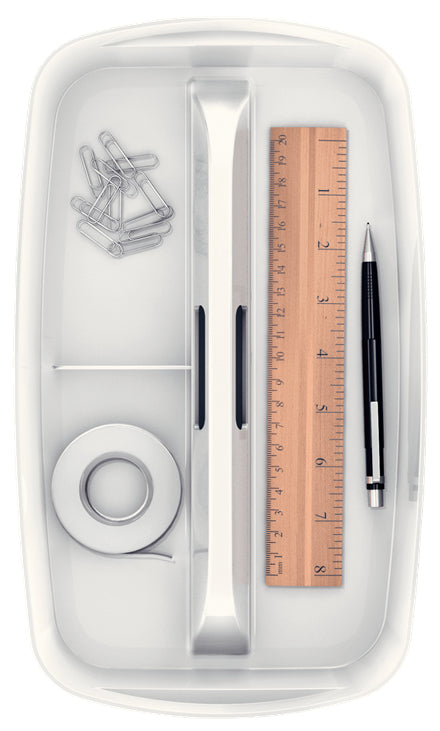Leitz Einsatz – für MyBox (Klein, Gross), Kunststoff, Weiss, 30,7 × 5,6 × 18,1 cm – 1er-Pack