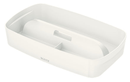 Leitz Einsatz – für MyBox (Klein, Gross), Kunststoff, Weiss, 30,7 × 5,6 × 18,1 cm – 1er-Pack
