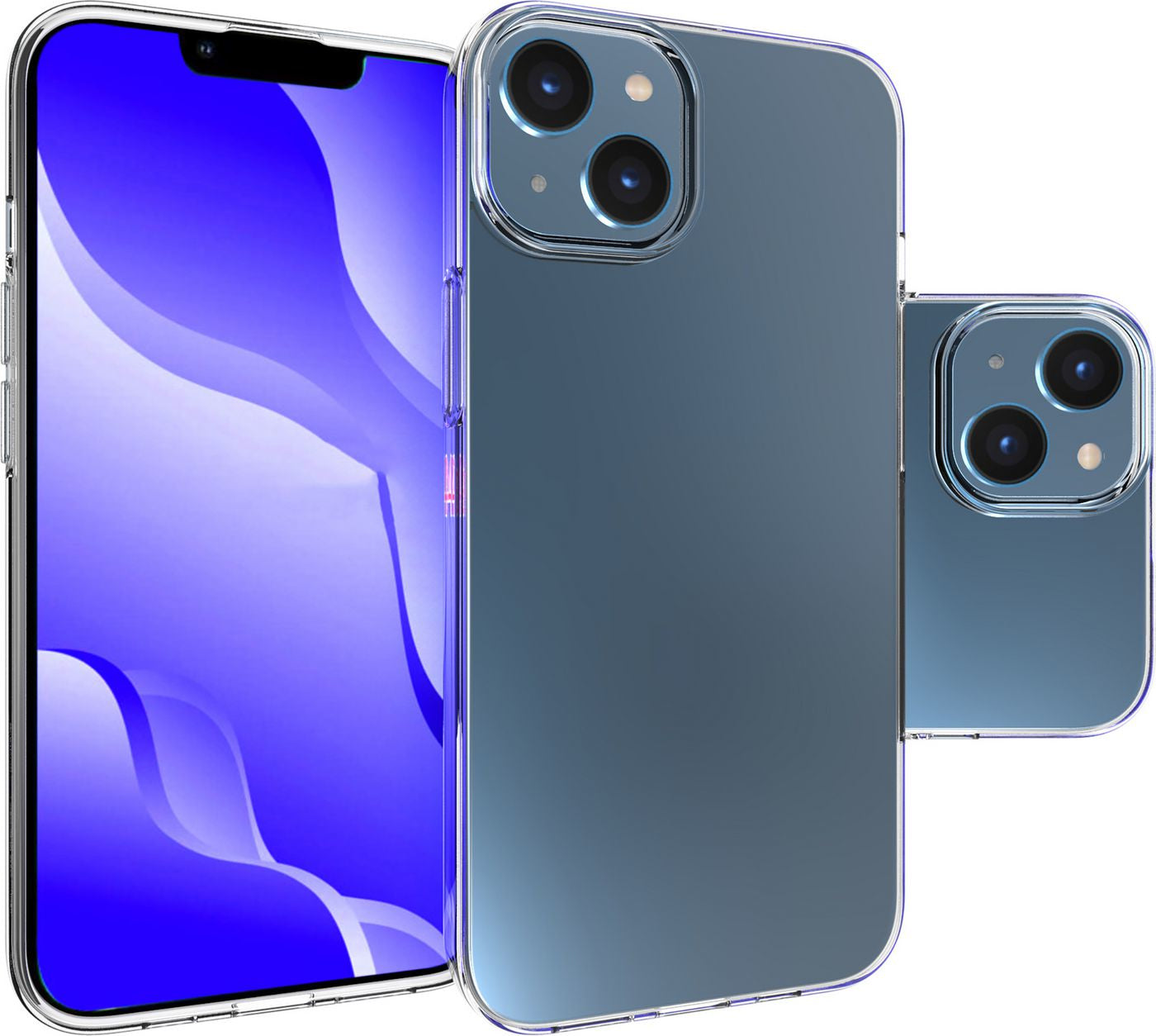 eSTUFF INFINITE (GRS) VIENNA Backcover – für Apple iPhone 14, TPU, Transparent