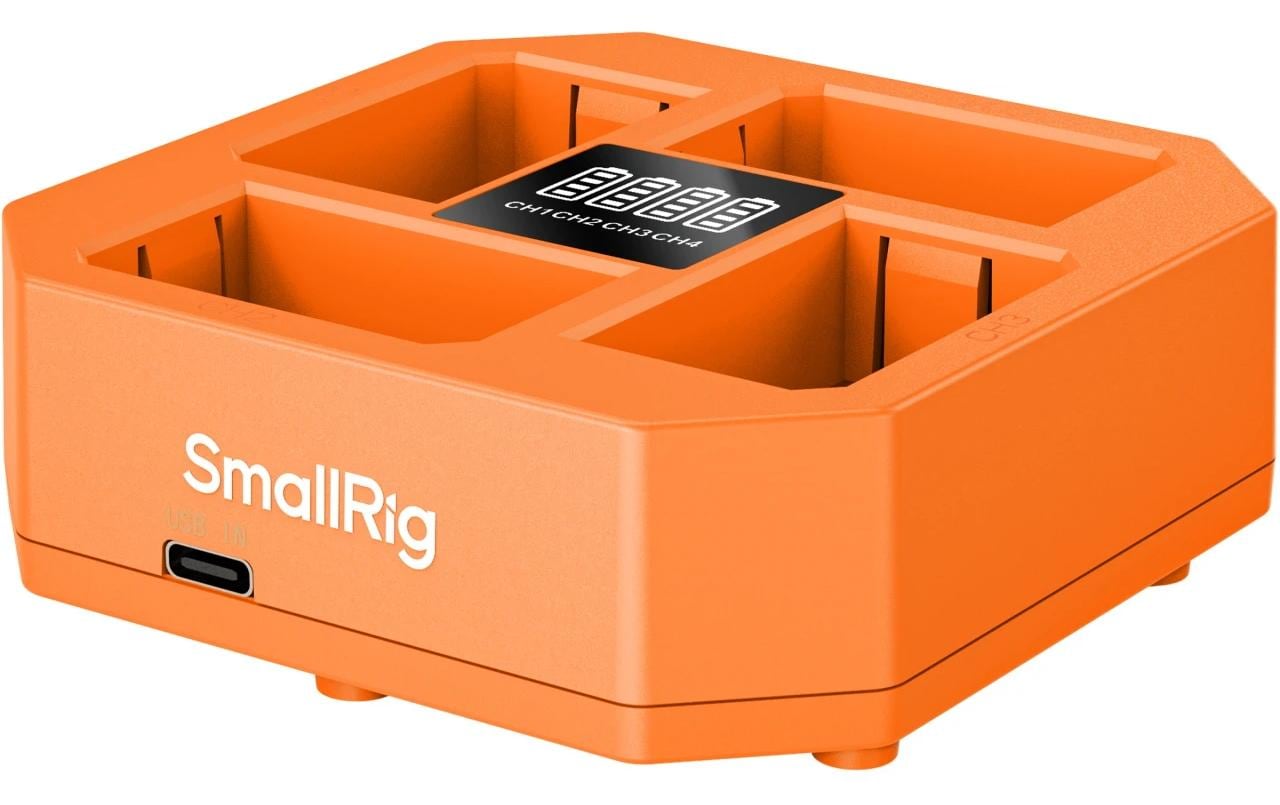 SmallRig Ladegerät NP-FZ100 – 90 × 27 mm, 1 A, orange – für Flächenleuchte, Bildgeber, Monitor u. a.
