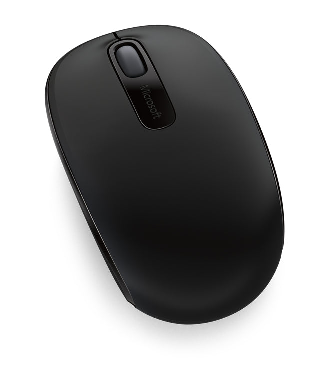 Microsoft Mobile Mouse 1850 – Maus – Kabellos (2,4 GHz), beidhändig, schwarz