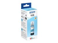 Epson Tintenpatrone 108 (EcoTank), cyan, original – für EcoTank