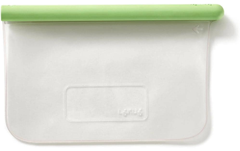 Lékué Vorratsdose 500 ml, 21,5 × 1,6 × 13,5 cm, Silikon, grün