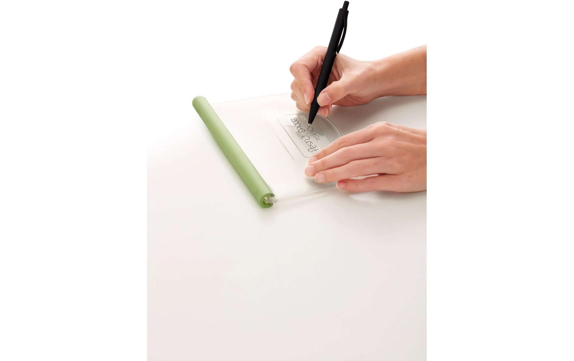 Lékué Vorratsdose 1,5 l, 20 × 21 cm, Silikon, grün/transparent, 3er-Set