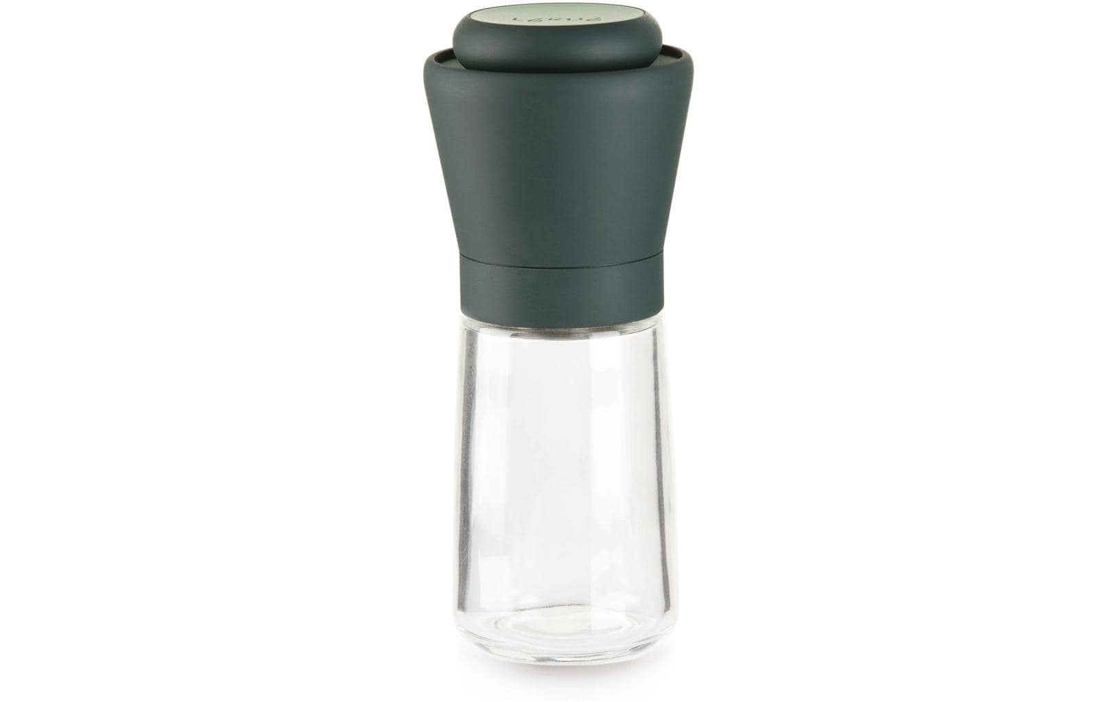 Lékué Salz- und Pfeffermühle 15,2 cm, Glas, Grau/Transparent, für Salz und Pfeffer