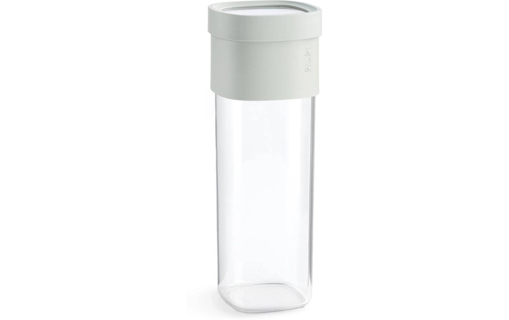 Lékué Vorratsdose 2,5 l, 10,5 × 21 × 26,5 cm, Polypropylen (PP), transparent/grün, 3-teilig