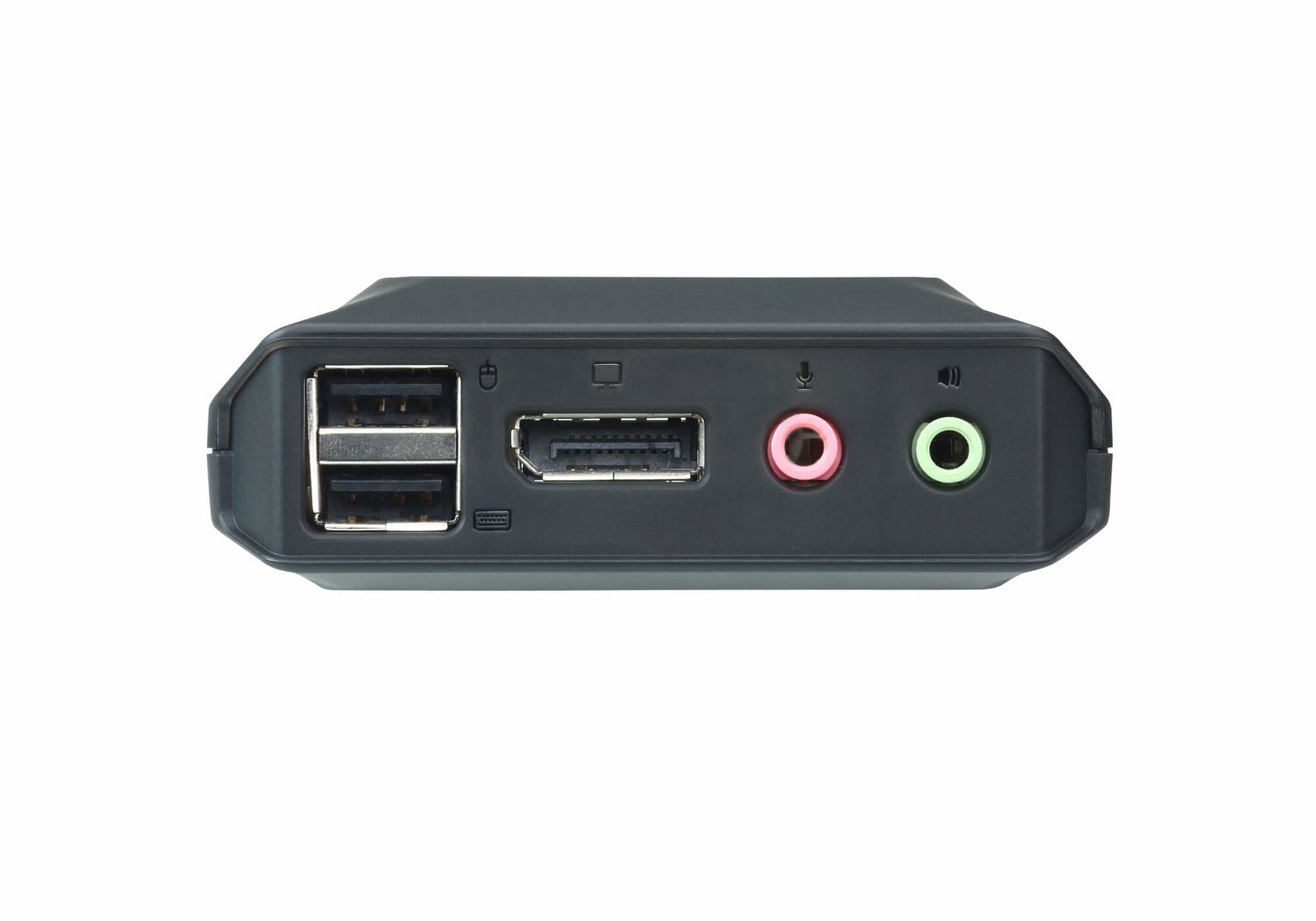 ATEN CS22DP Geräte-Dock – DisplayPort, 2× USB-A, 3,5 mm Audio, für Windows/Mac/Linux