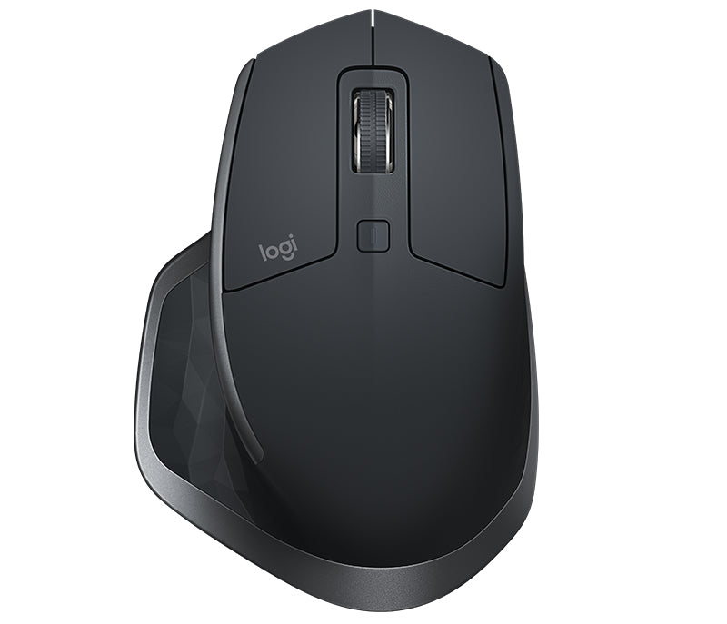 Logitech MX Master 2S Ergonomische Maus – kabellos, 7 Tasten, für Rechtshänder, Unifying-Empfänger, Graphit