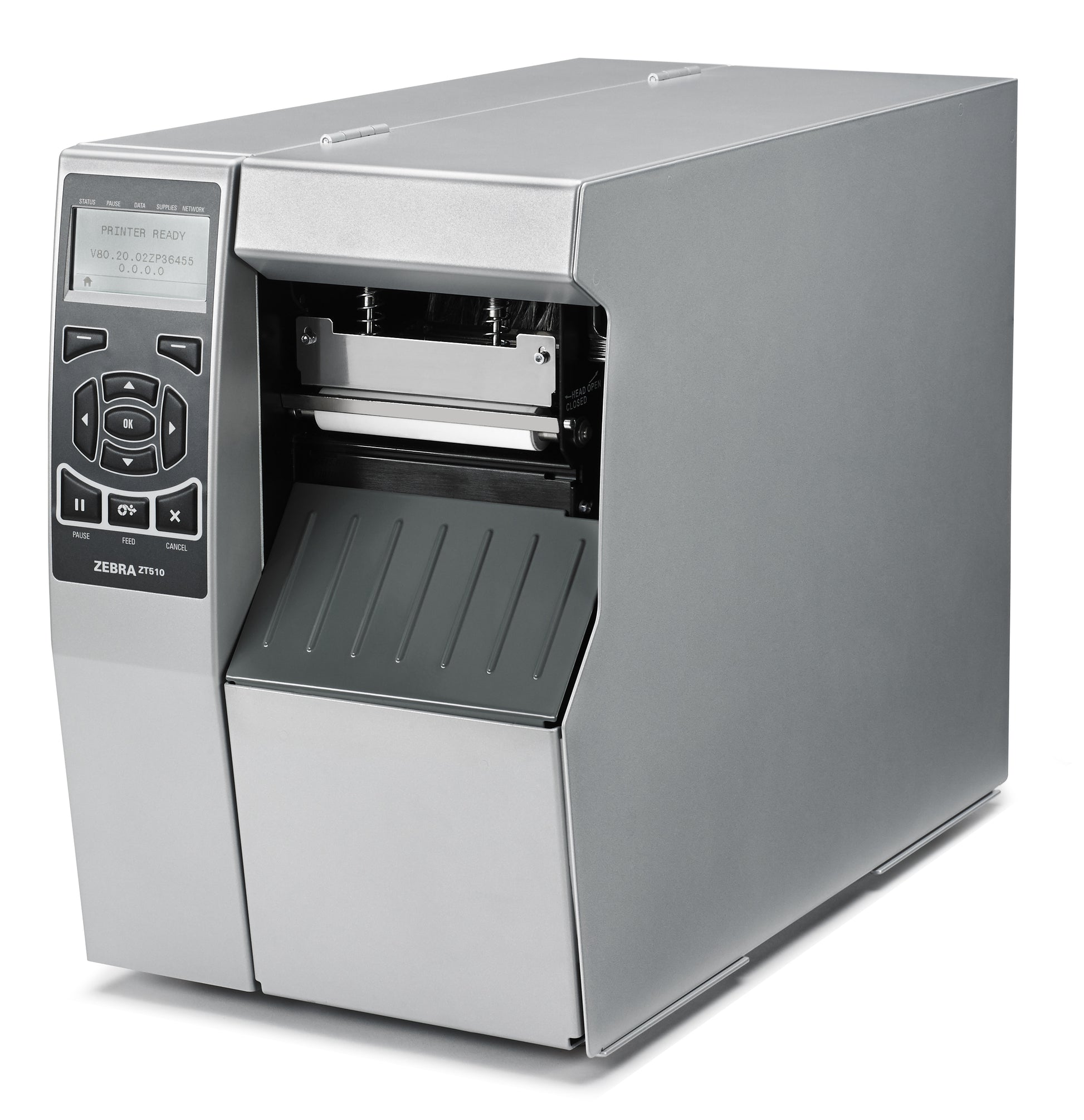 Zebra ZT510 – Etikettendrucker, Thermotransfer, für Etiketten bis 104 mm, USB, LAN, 300 dpi