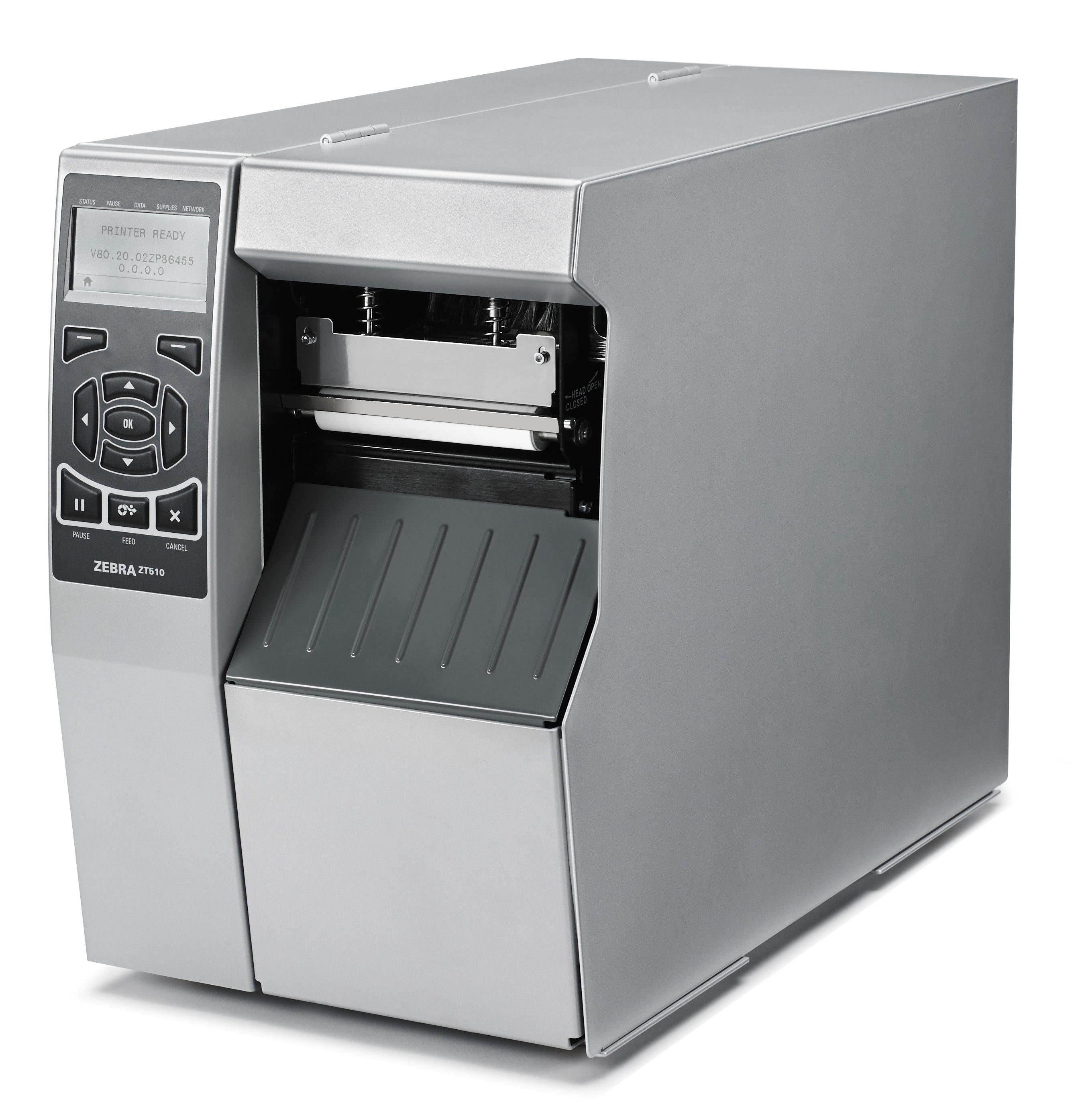 Zebra ZT510 – Etikettendrucker, Thermotransfer, für Etiketten bis 104 mm, USB, LAN, 300 dpi