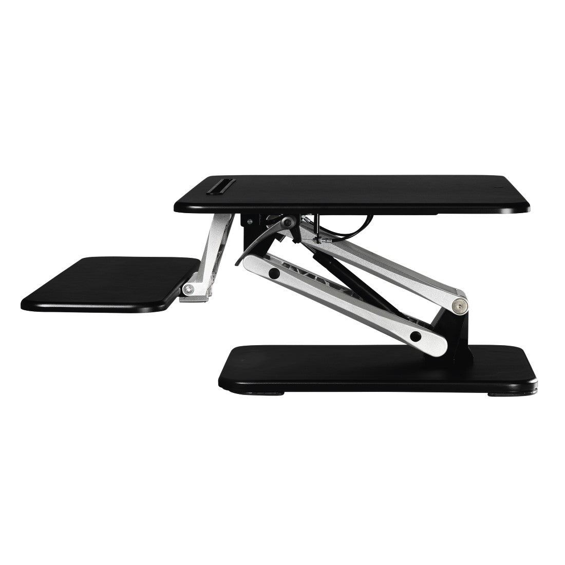Hama Stehtisch – 80 × 52 × 18–43 cm – Schwarz – Höhenverstellbar