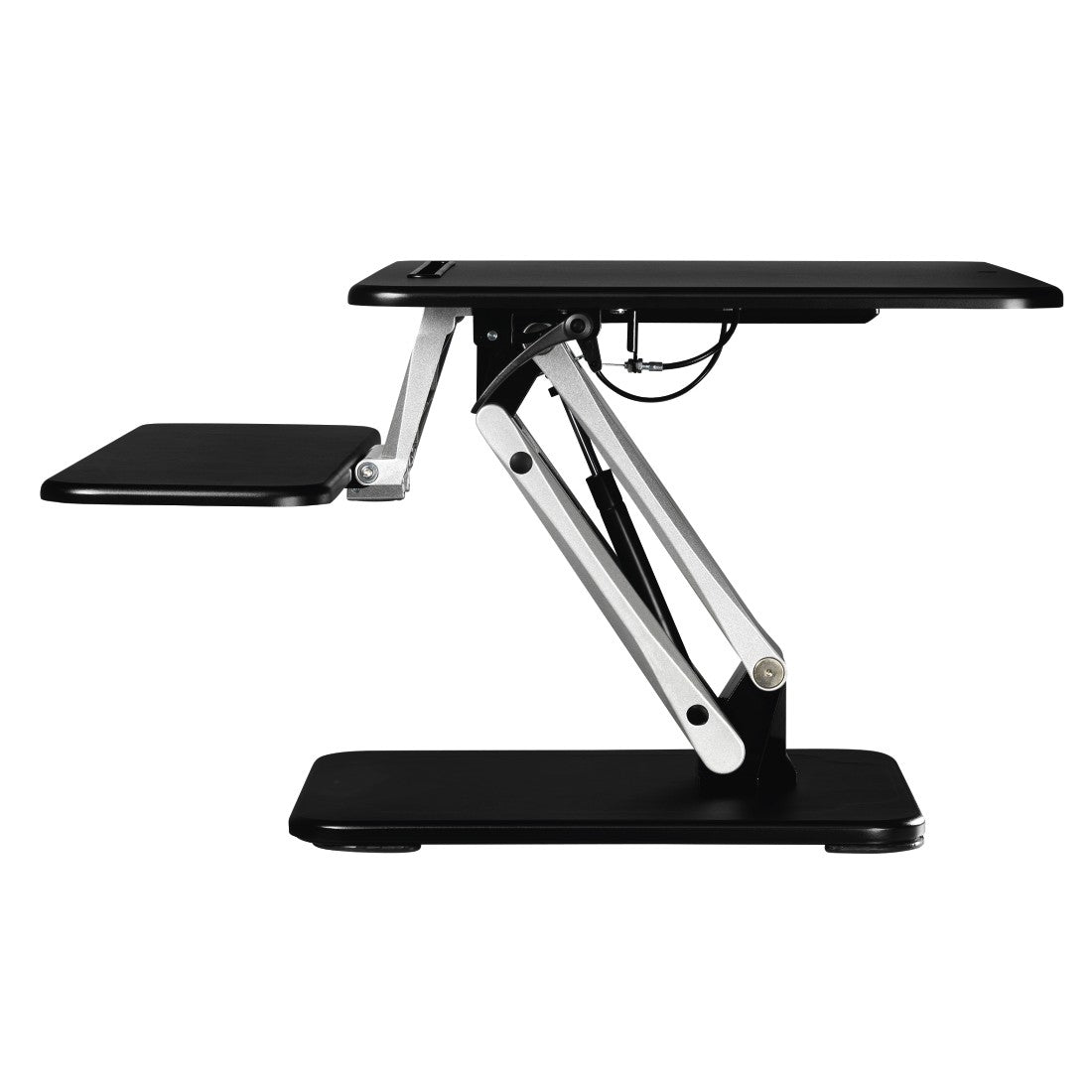 Hama Stehtisch – 80 × 52 × 18–43 cm – Schwarz – Höhenverstellbar