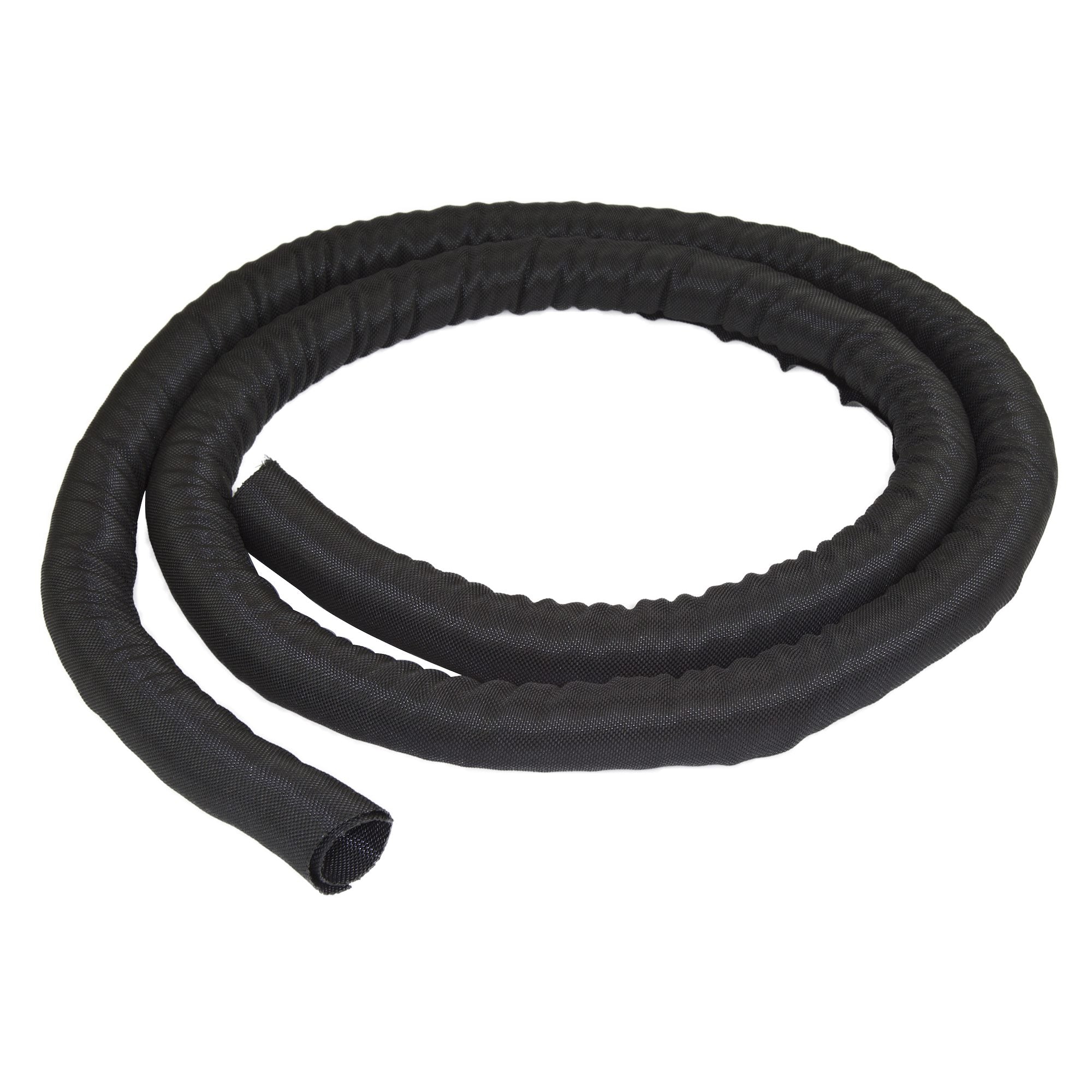 StarTech.com Kabelschlauch, Ø 25 mm × 2 m, selbstschliessend, Polyester/Nylon, zuschneidbar – schwarz